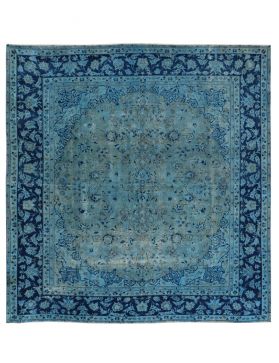 Vintage Teppich 292 X 278 blau