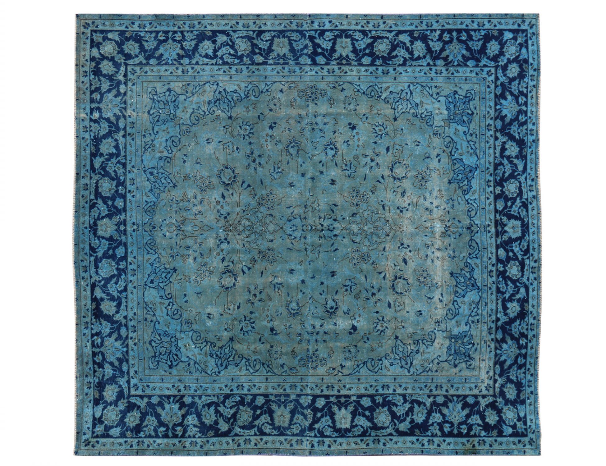 Vintage Teppe  blå <br/>292 x 278 cm