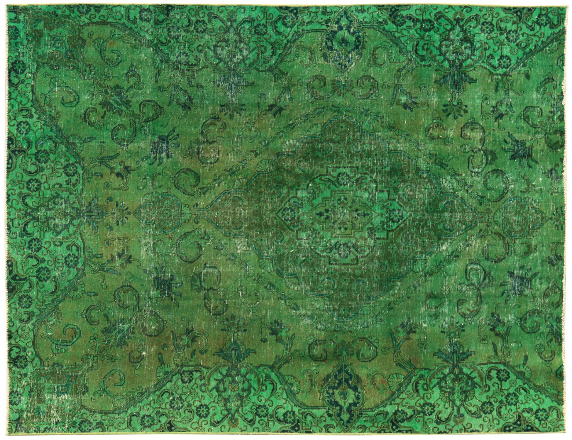 Tappeto Vintage  verde <br/>268 x 210 cm