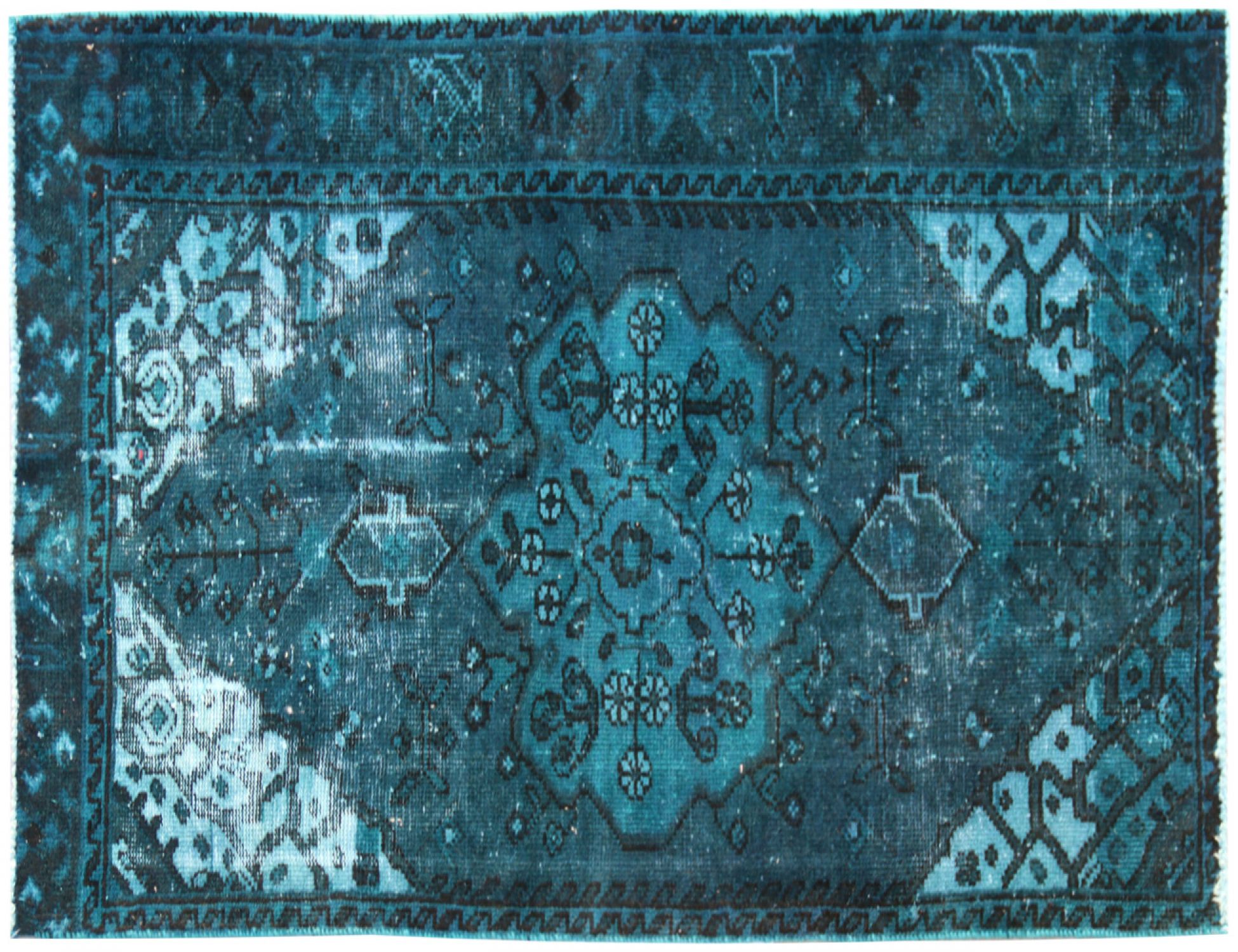 Tappeto Vintage  blu <br/>175 x 108 cm