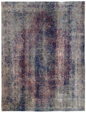  Vintage Tapis 330 X 282 bleu