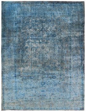  Vintage Tapis 370 X 254 bleu