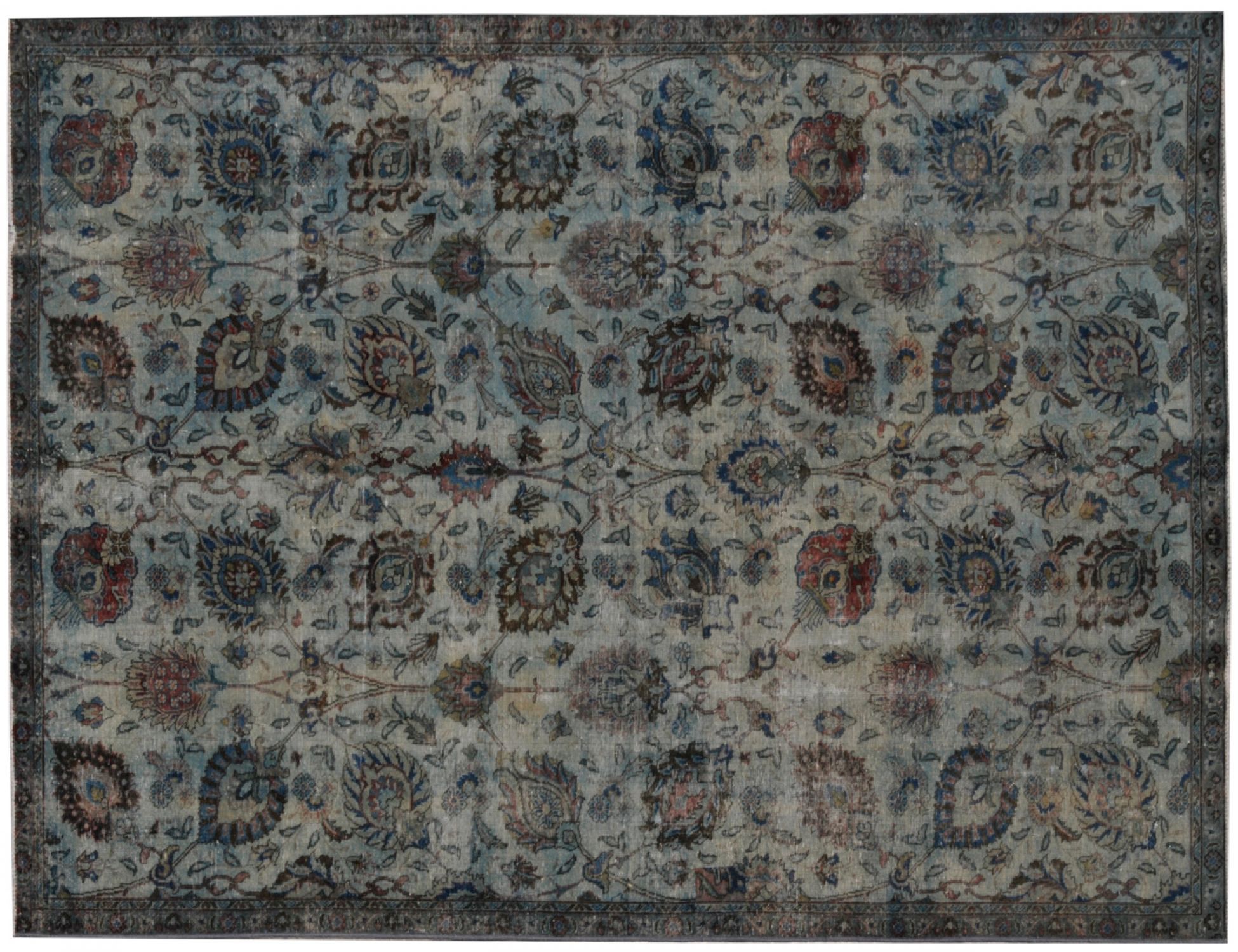 Vintage Tæppe  blå <br/>344 x 240 cm