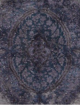 Lila Persien Vintage Matta  182 x 192 cm