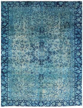 Vintage Teppich 382 X 260 blau
