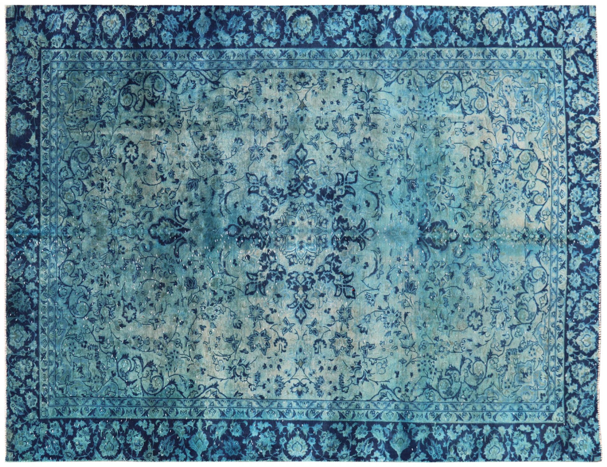 Vintage Teppe  blå <br/>382 x 260 cm