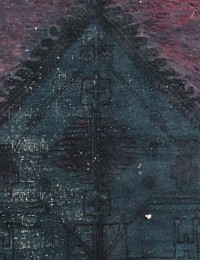 Grå Persien Vintage Matta  305 x 104 cm