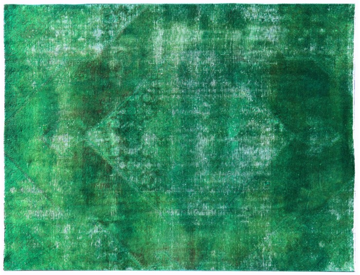 Verde Persiano Tappeto Vintage 265 x 206 cm