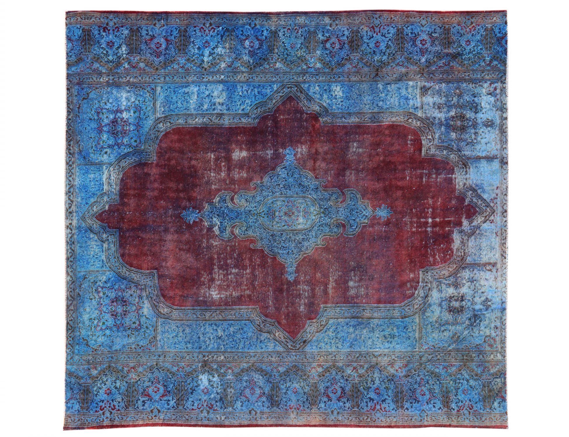 Tappeto Vintage  blu <br/>330 x 300 cm