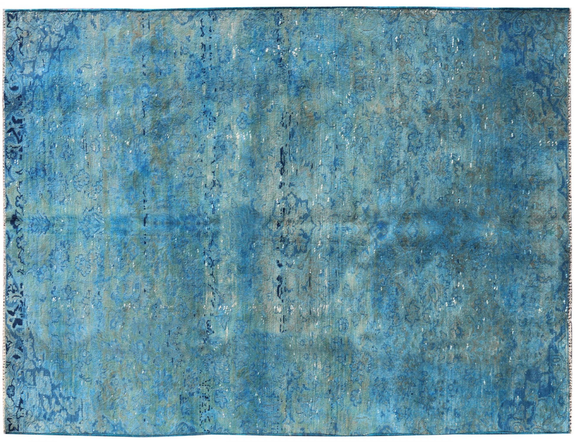 Tappeto Vintage  blu <br/>255 x 153 cm
