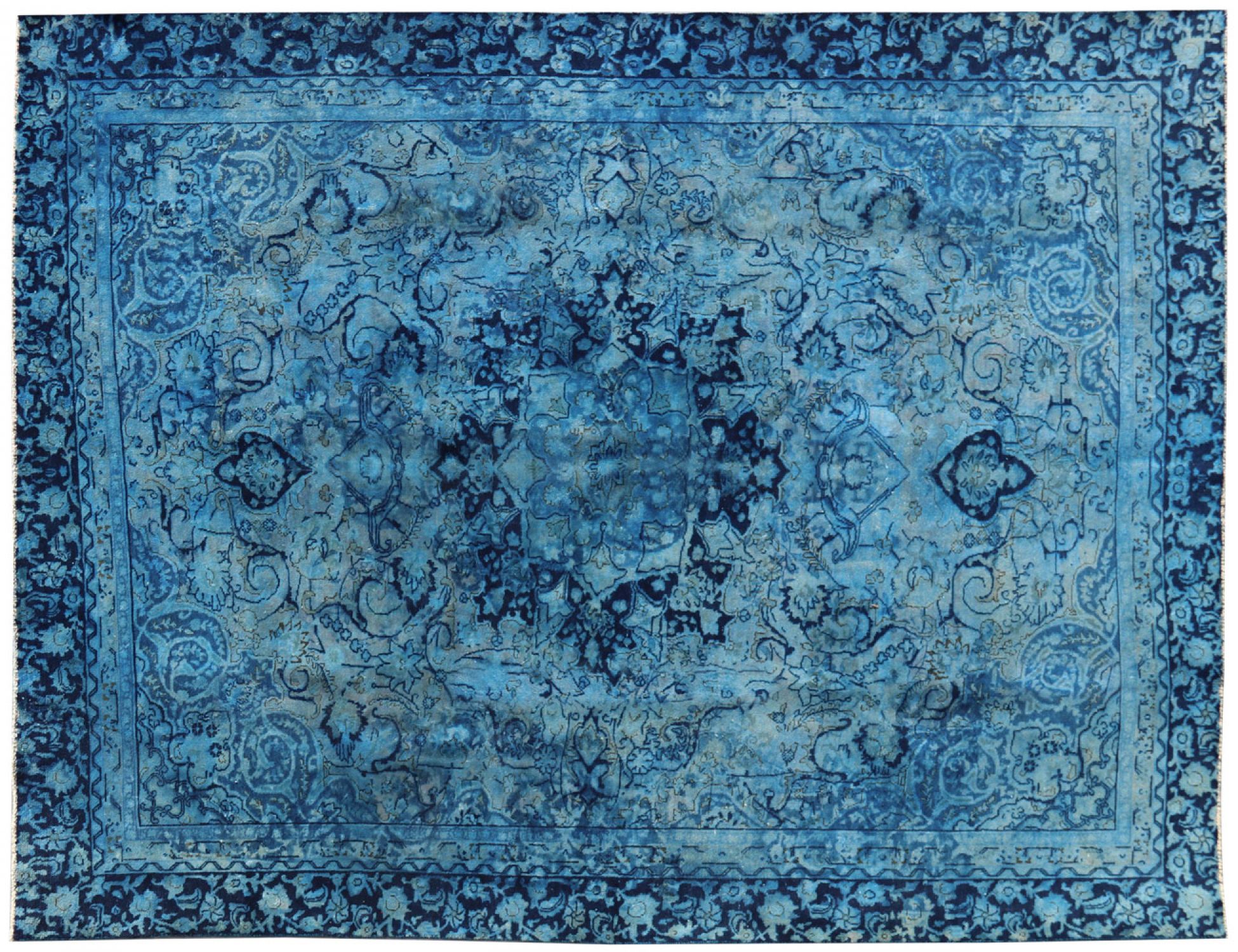 Tappeto Vintage  blu <br/>340 x 263 cm