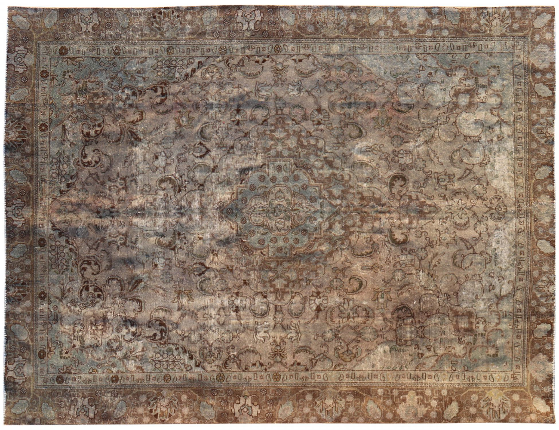 Tappeto Vintage  grigo <br/>348 x 258 cm