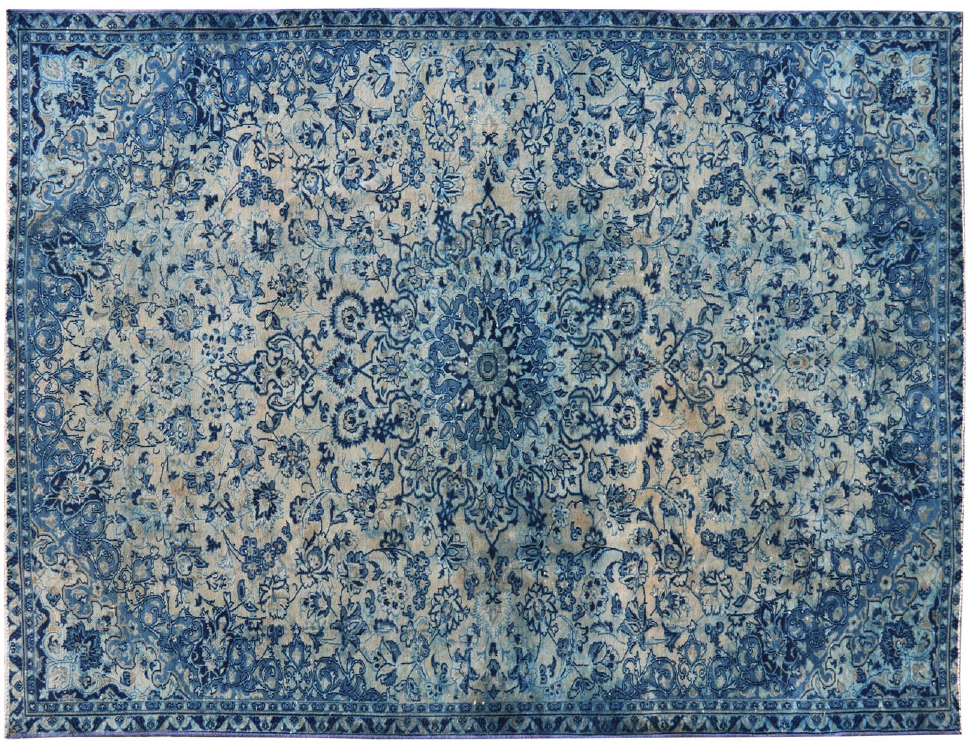 Tappeto Vintage  blu <br/>332 x 217 cm