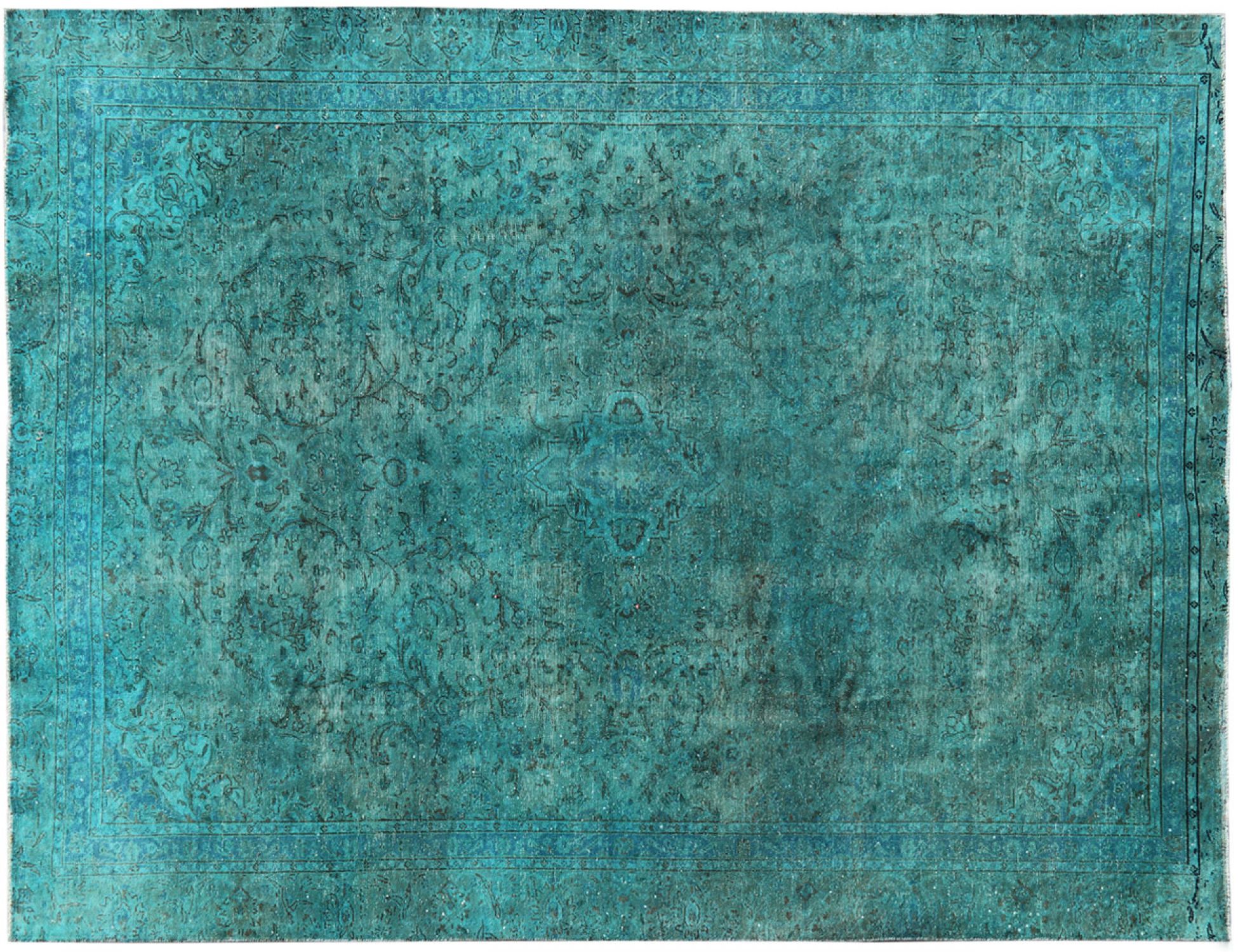 Vintage Tæppe  grøn <br/>342 x 250 cm