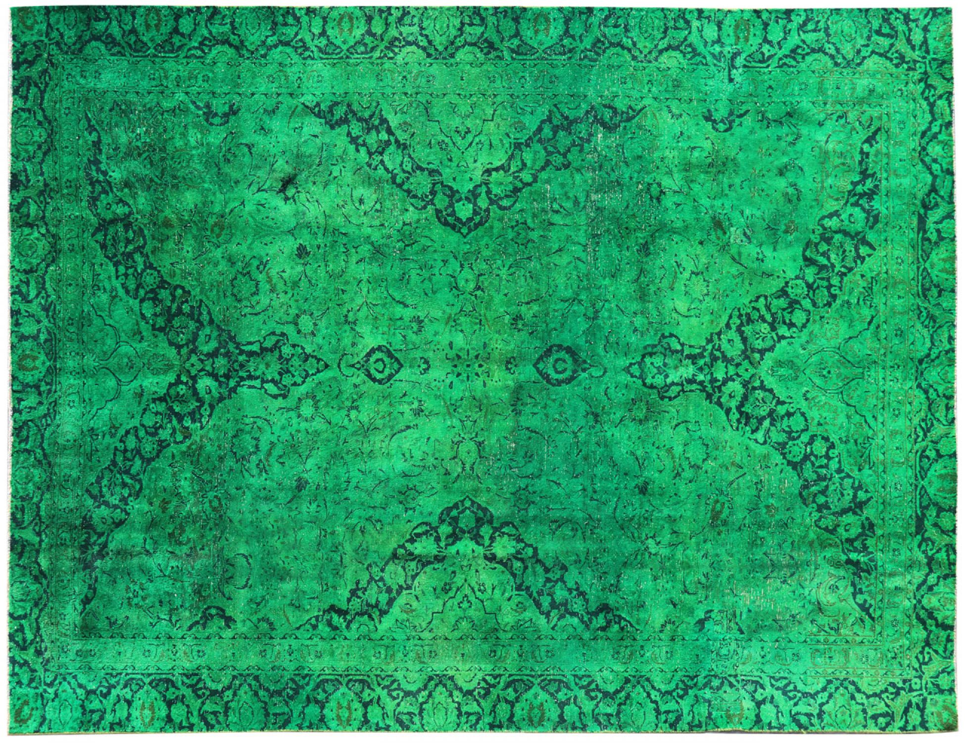 Tappeto Vintage  verde <br/>366 x 255 cm