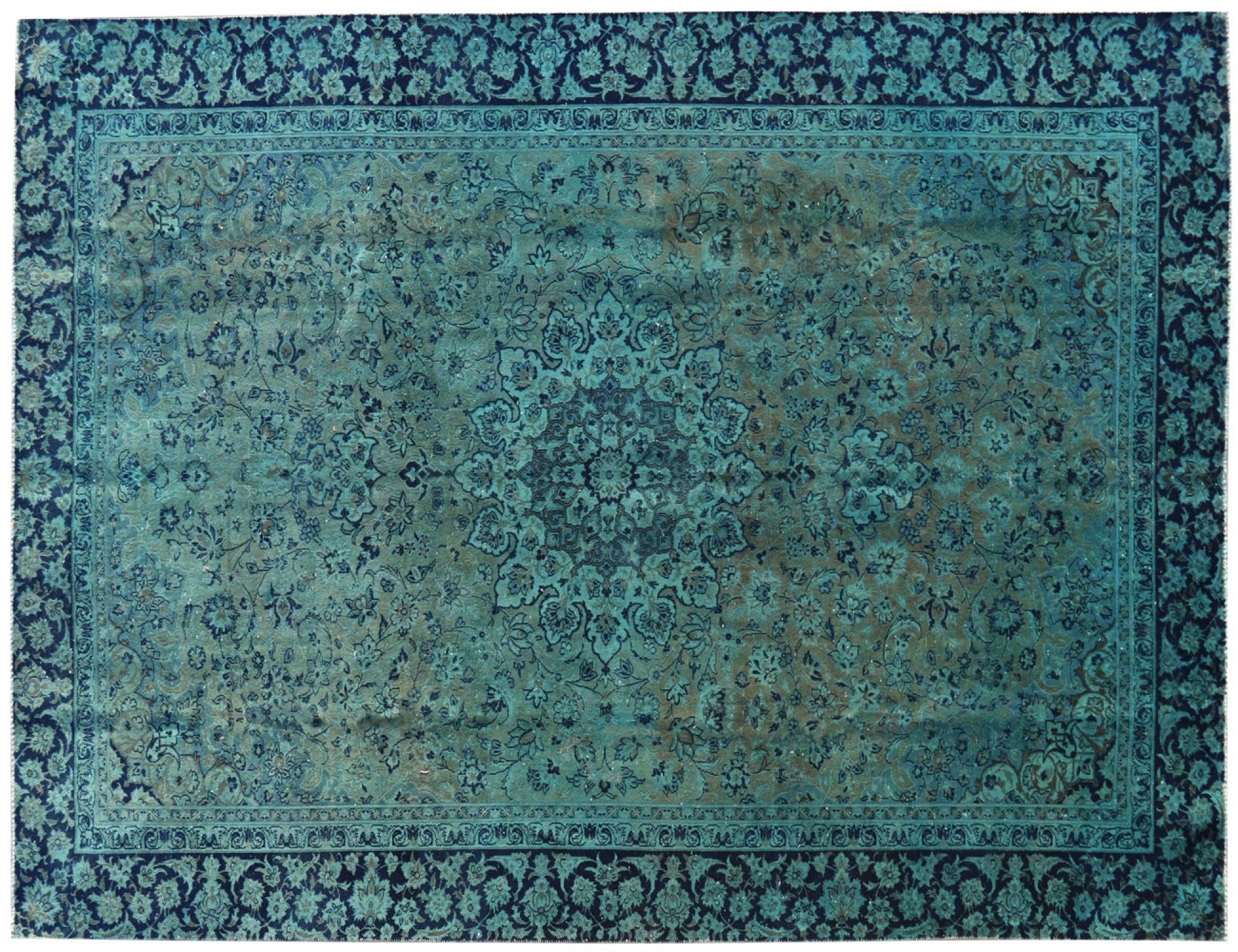 Vintage Tæppe  blå <br/>368 x 255 cm