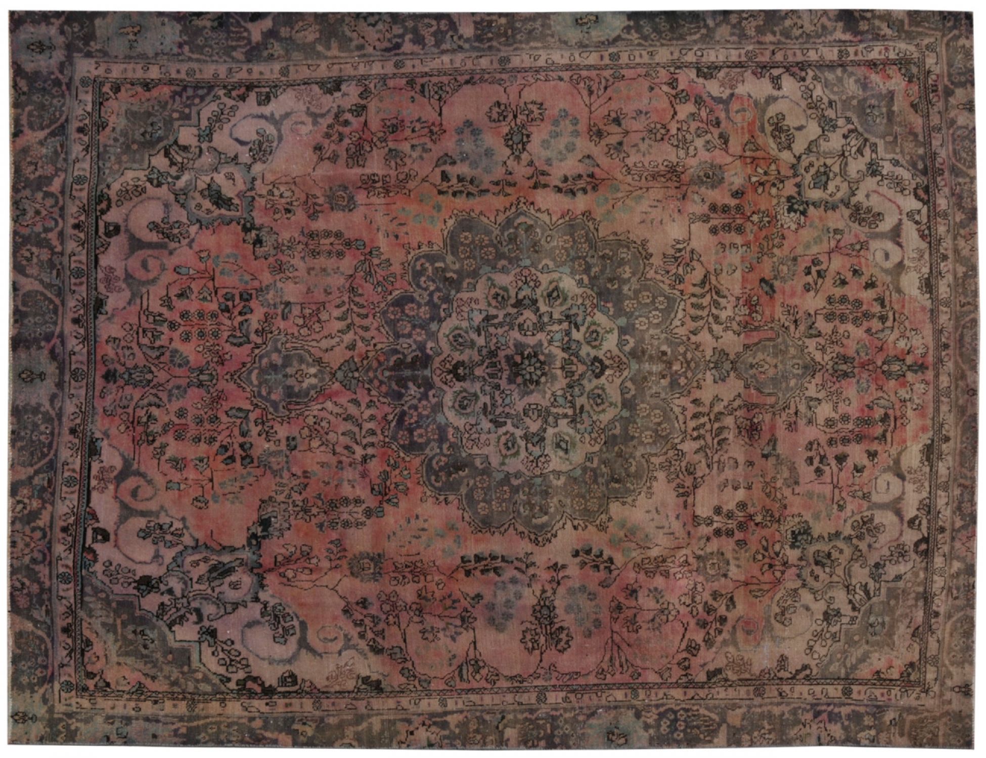 Tappeto Vintage  marrone <br/>324 x 259 cm
