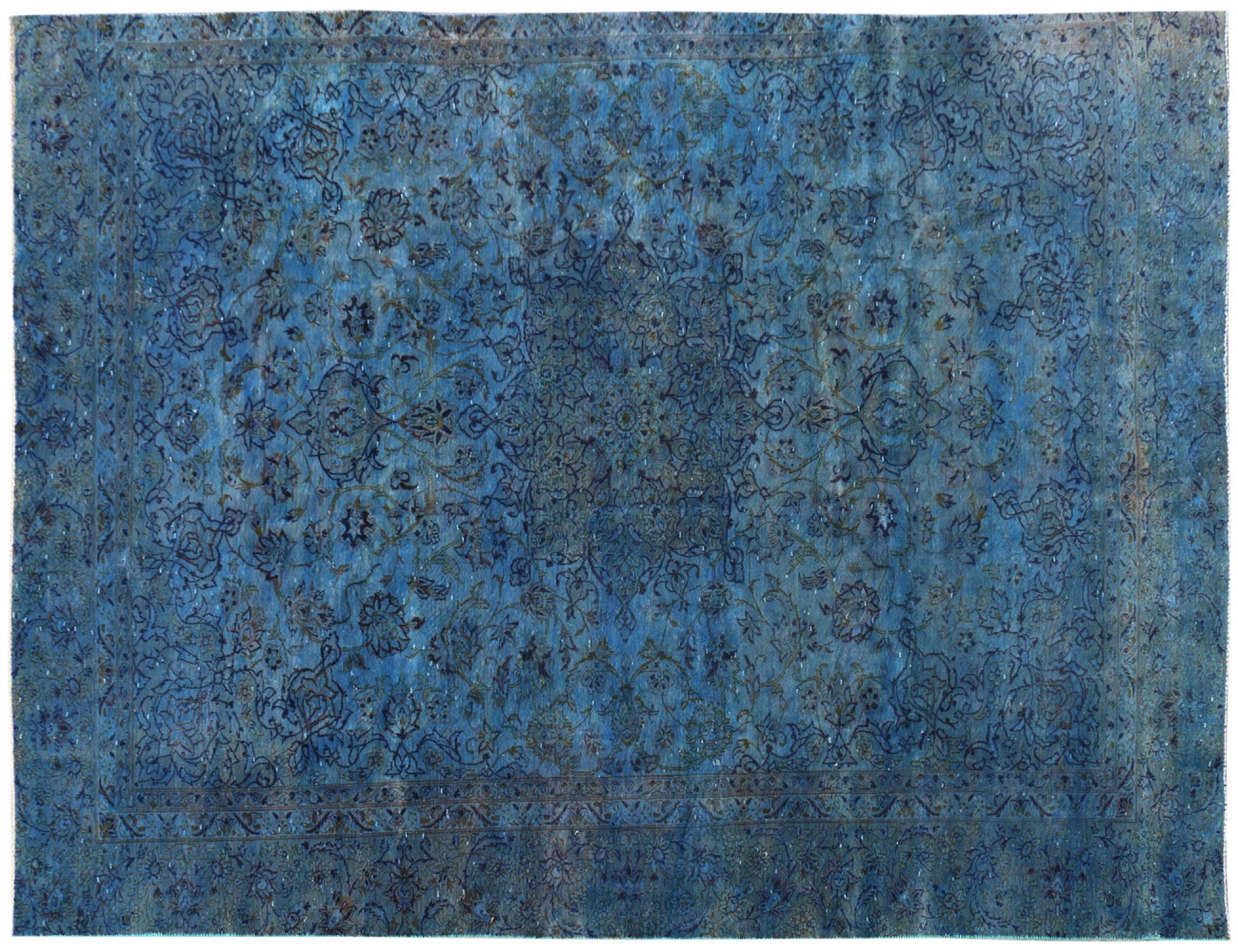 Tappeto Vintage  blu <br/>368 x 228 cm