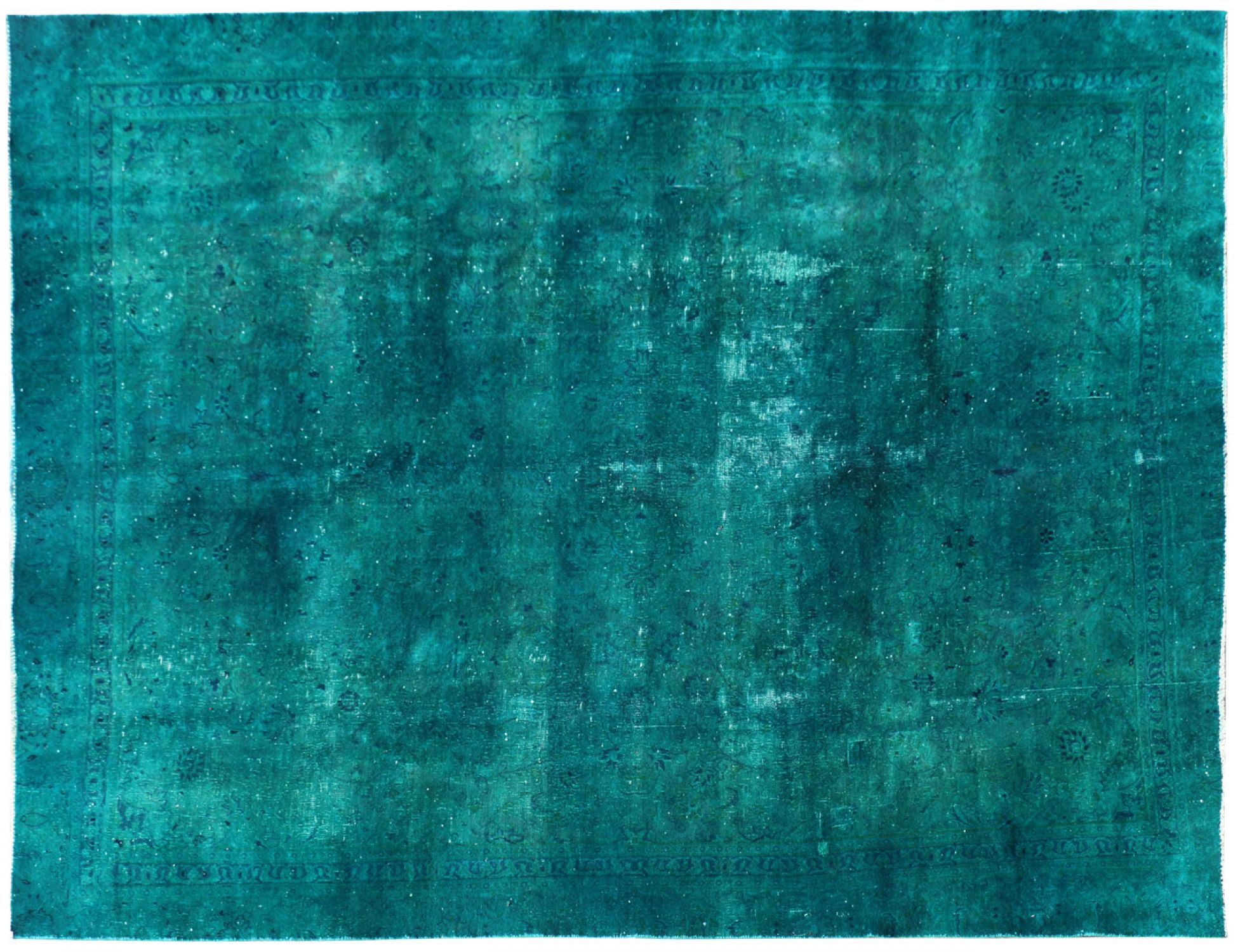 Vintage Tapijt  groen <br/>340 x 243 cm