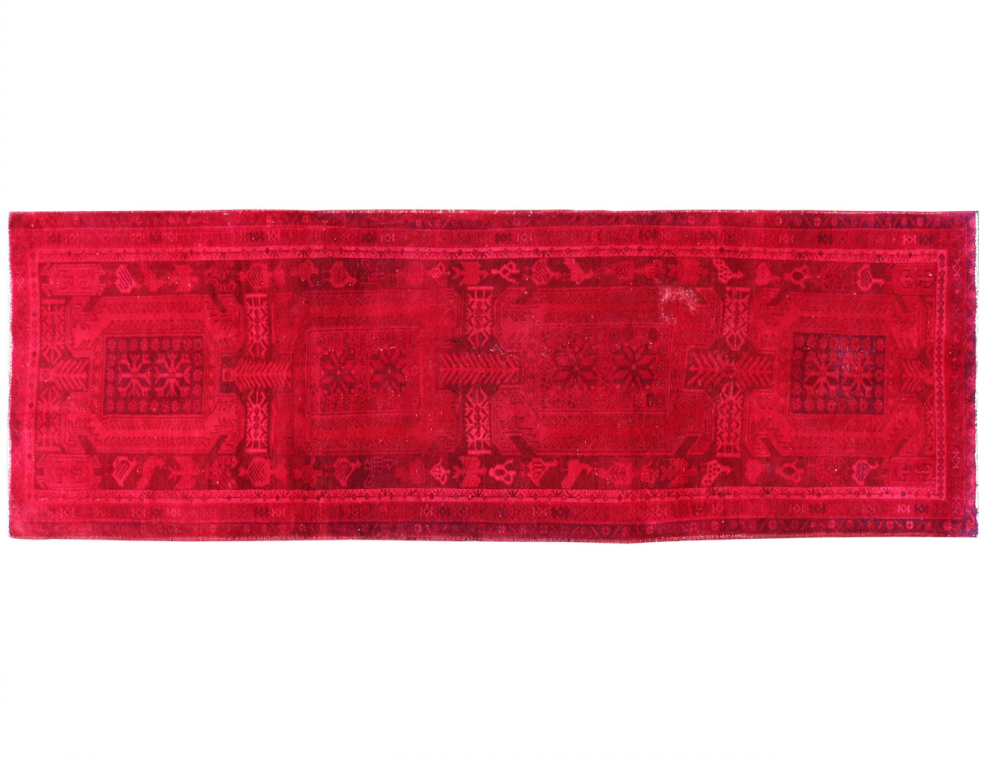 Tappeto Vintage  rosso <br/>310 x 102 cm