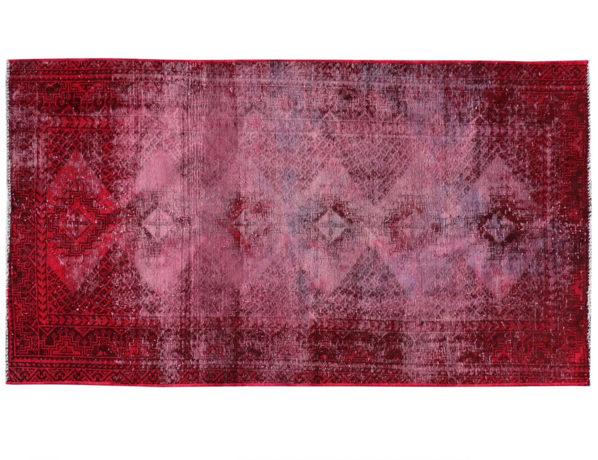 Vintage Teppich  rot <br/>195 x 109 cm