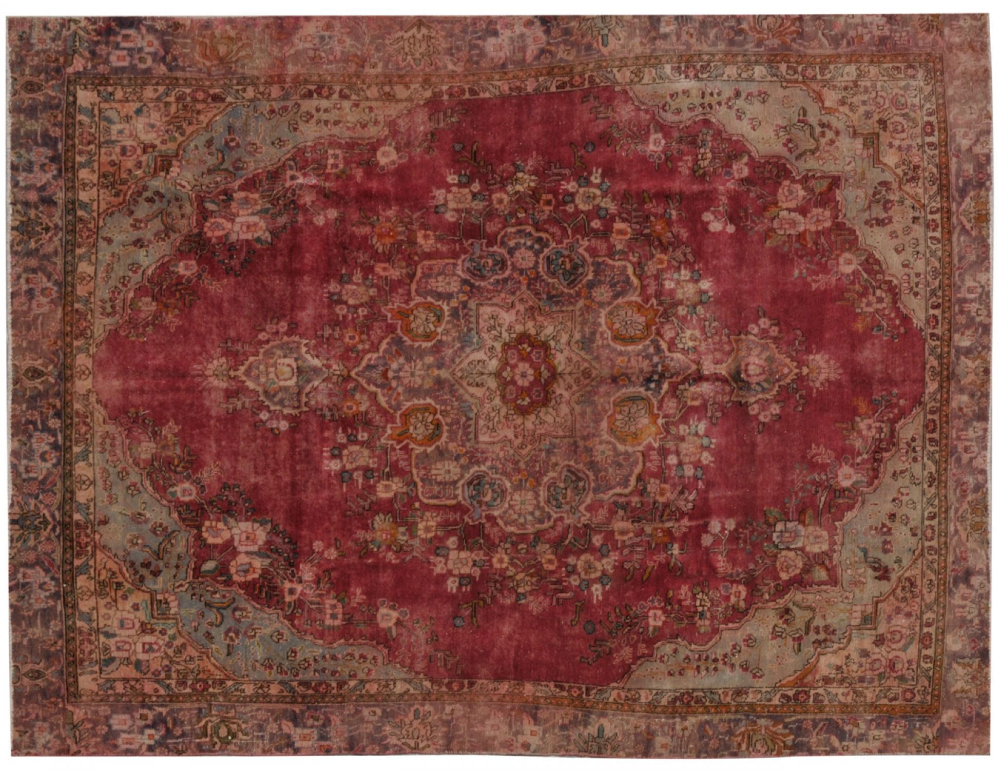 Vintage Tæppe  rød <br/>367 x 249 cm