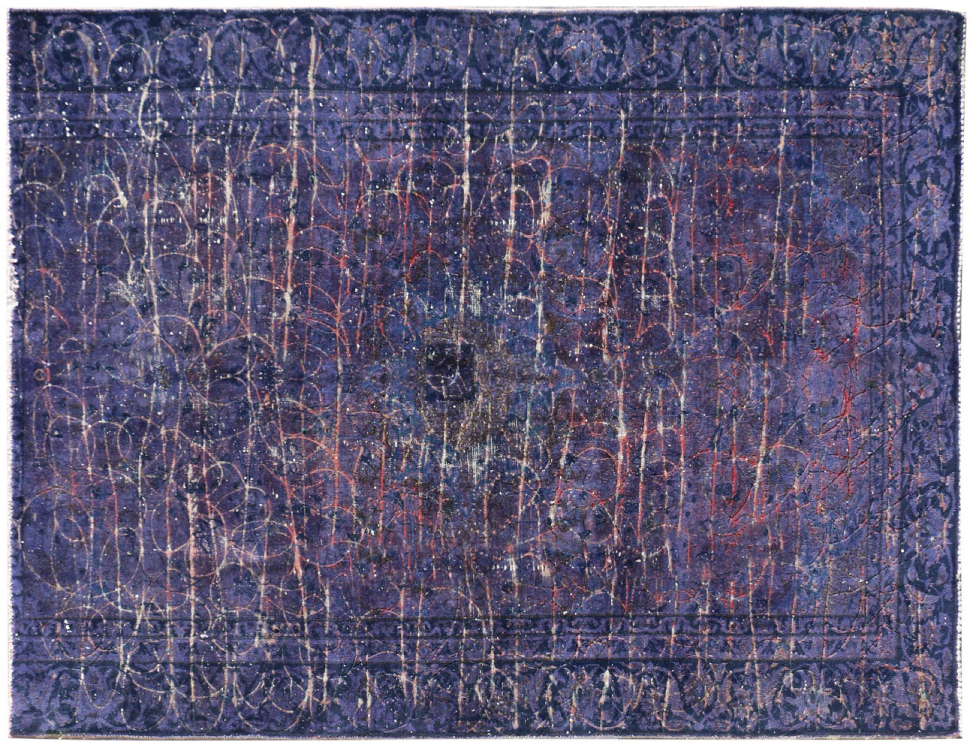 Tappeto Vintage  blå <br/>231 x 172 cm