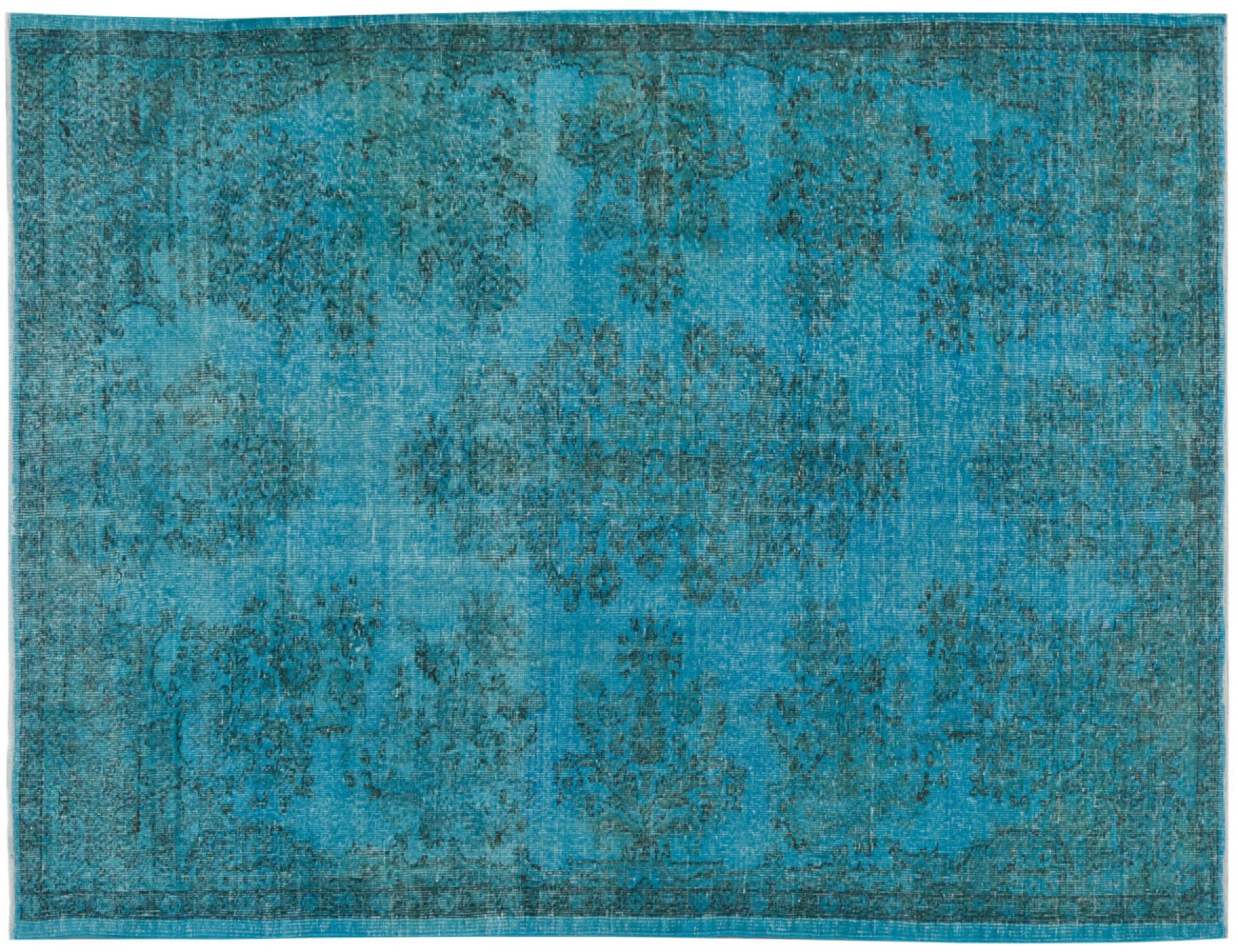 Vintage Tæppe  blå <br/>277 x 177 cm