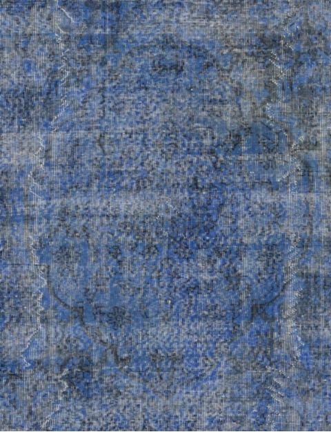 Blau Türkei Vintage Teppich 302 x 205 cm - view 3