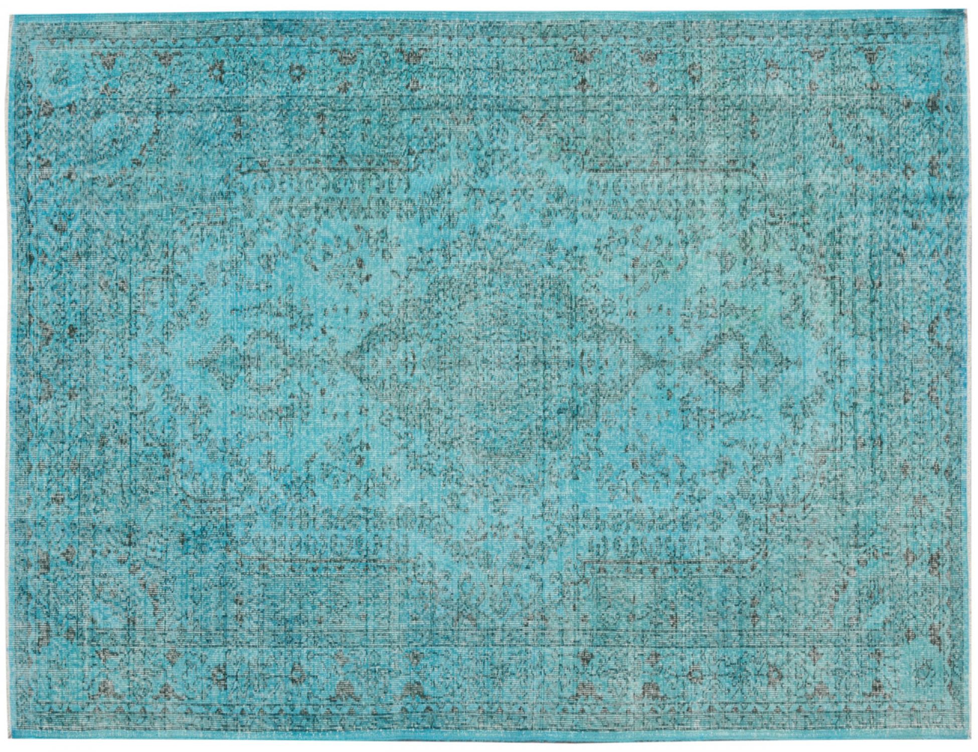 Vintage Tæppe  blå <br/>286 x 183 cm