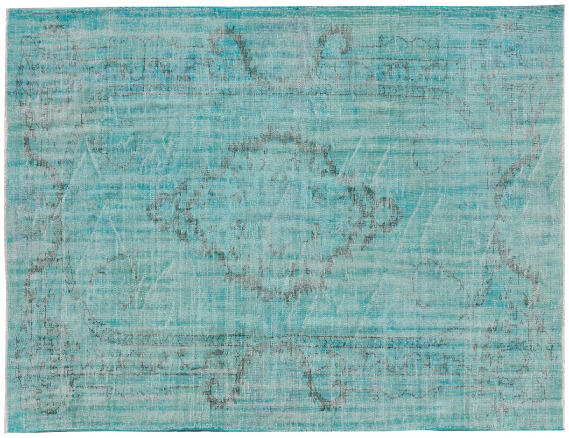 Alfombra vintage  azul <br/>285 x 200 cm