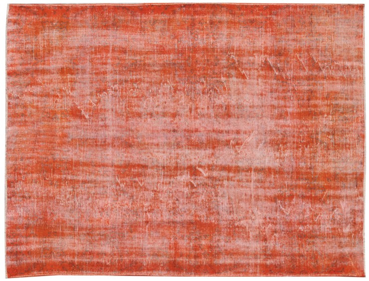 Arancione Turco Tappeto Vintage 291 x 196 cm