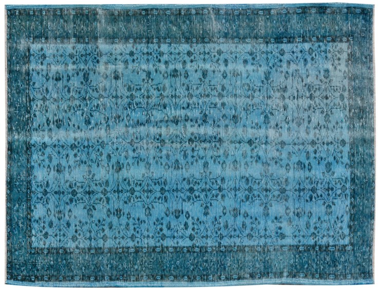 Blu Turco Tappeto Vintage 257 x 147 cm