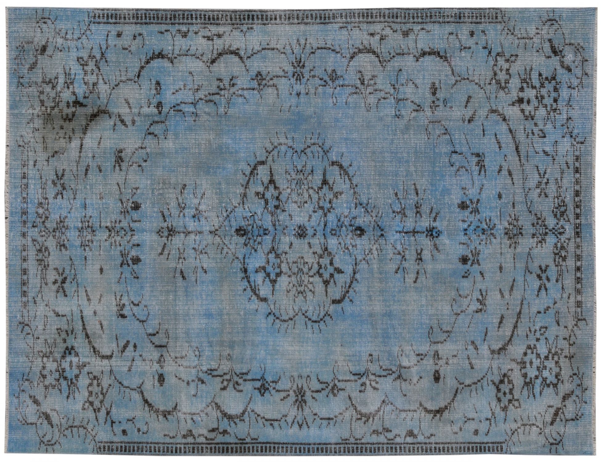 Tappeto Vintage  blu <br/>258 x 158 cm