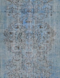 Blu Turco Tappeto Vintage 294 x 183 cm - view 3