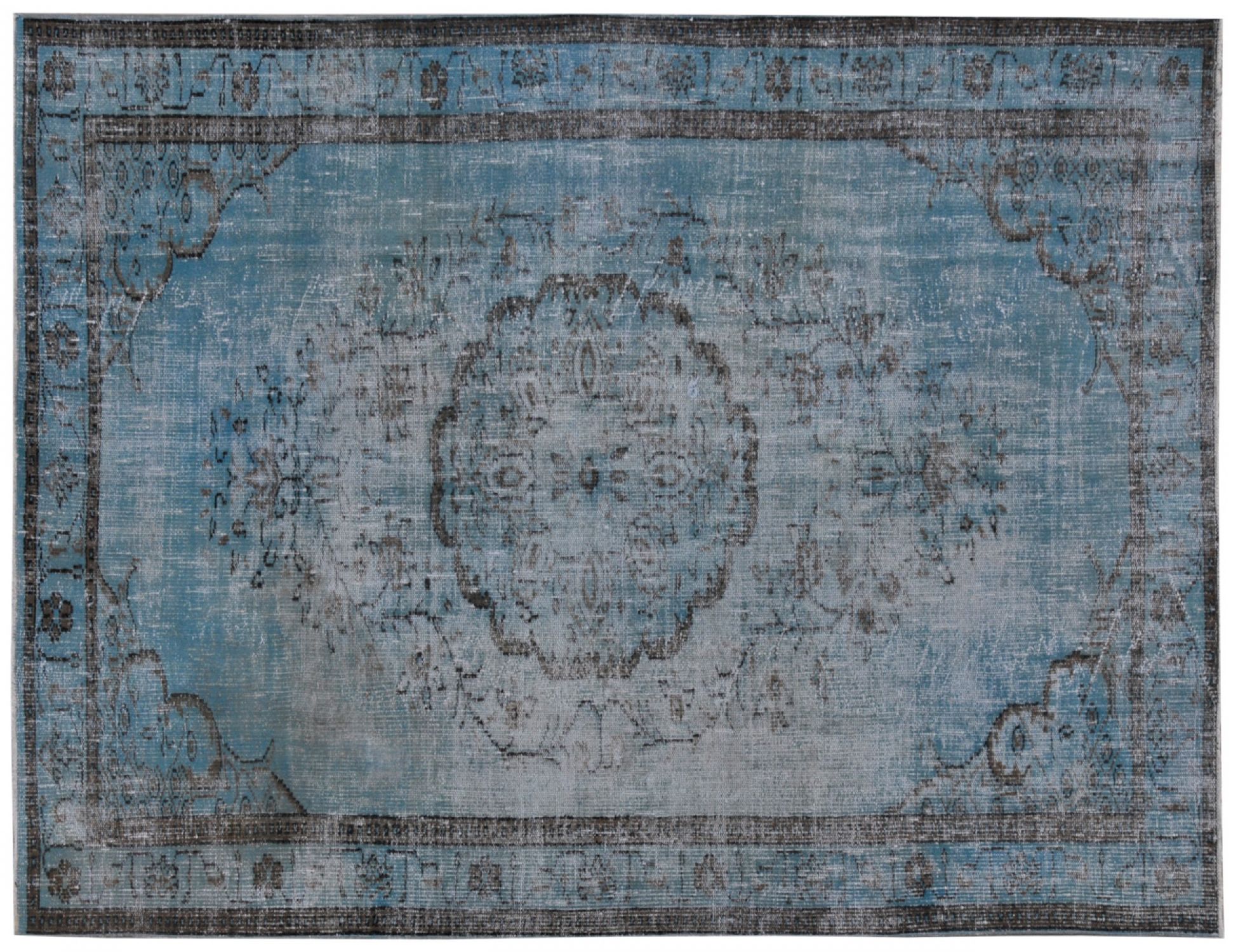 Vintage Teppe  blå <br/>269 x 186 cm