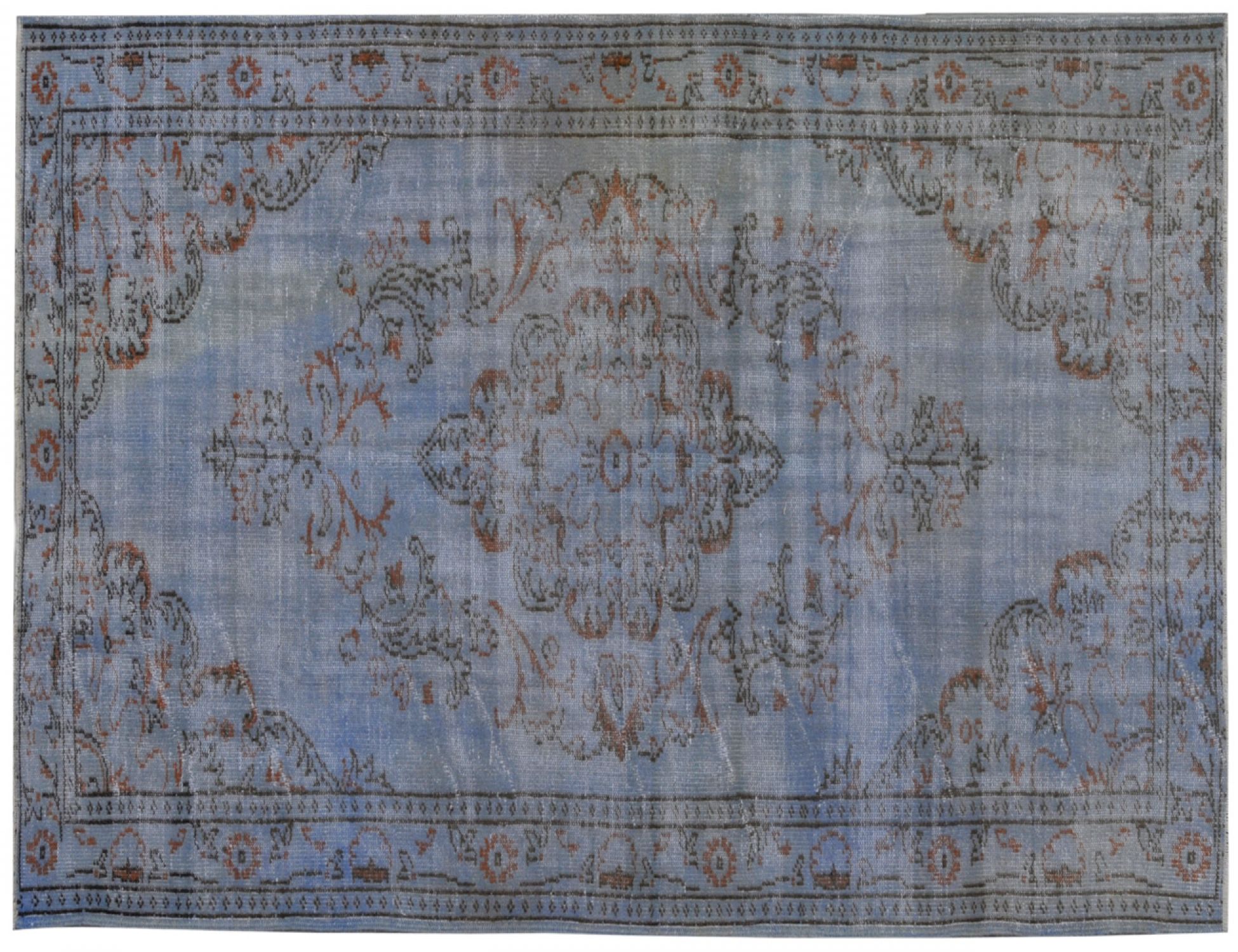 Vintage Matta  blå <br/>242 x 155 cm