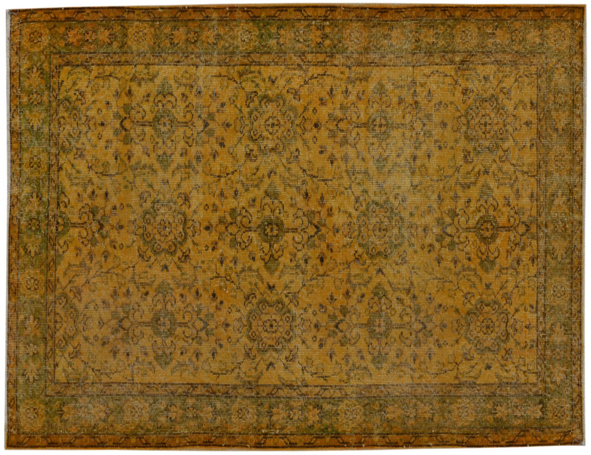 Vintage Teppich  gelb <br/>210 x 117 cm
