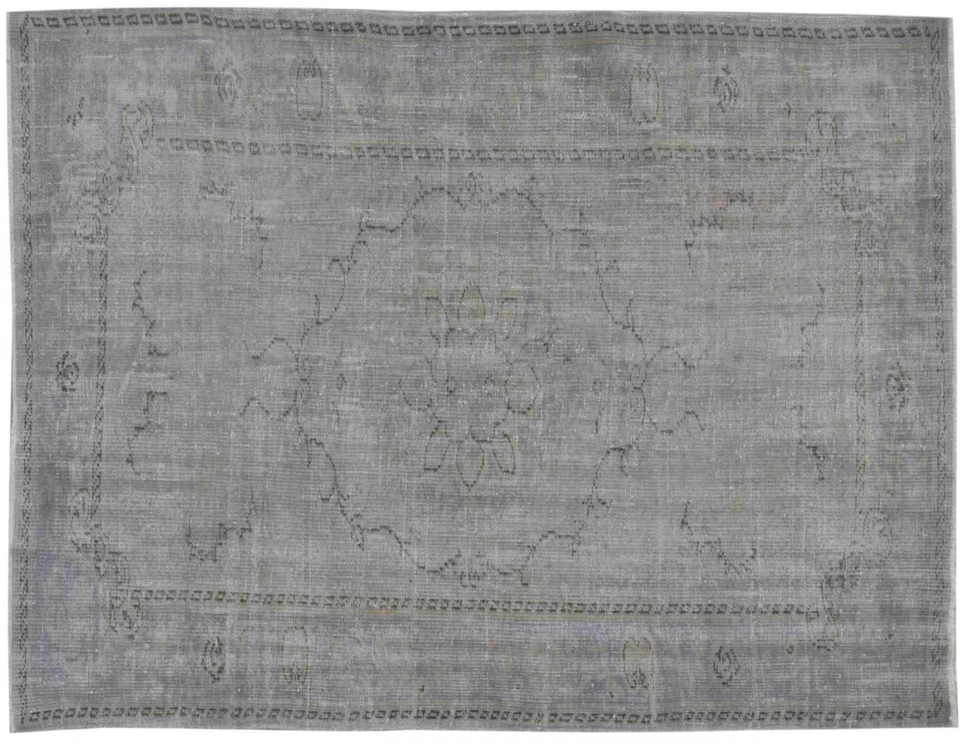 Alfombra vintage  gris <br/>247 x 152 cm