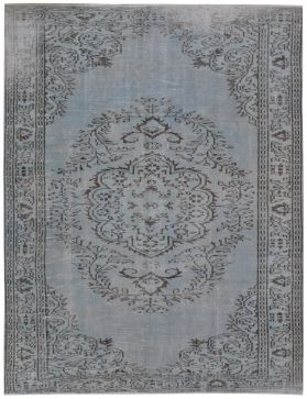 Vintage Teppe 244 X 158 blå