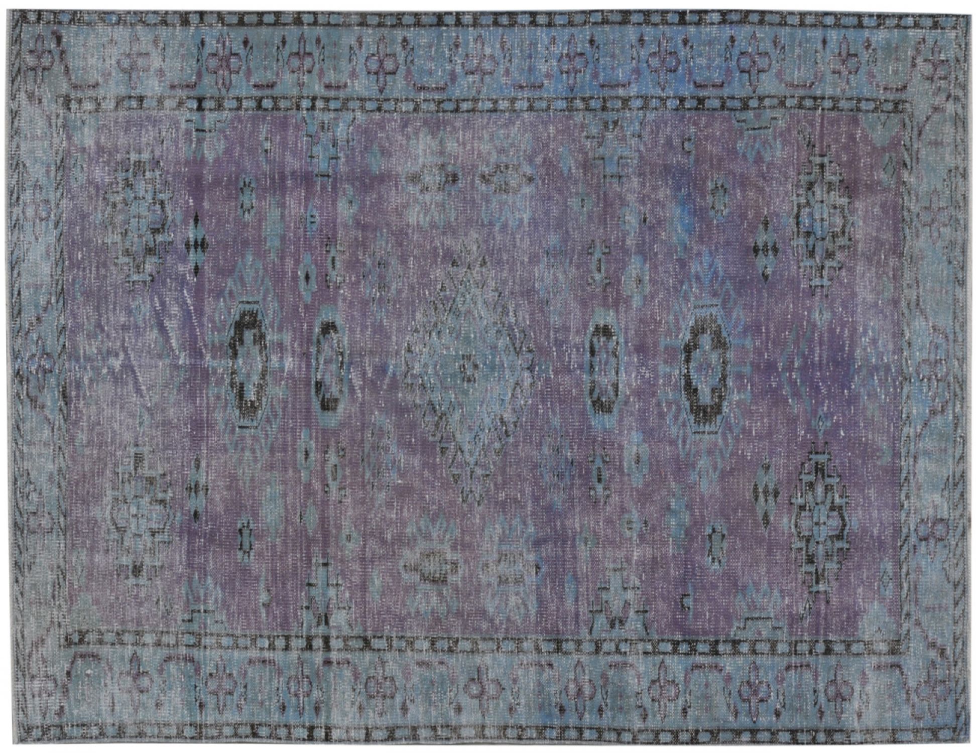  Vintage Tapis  bleu <br/>261 x 185 cm