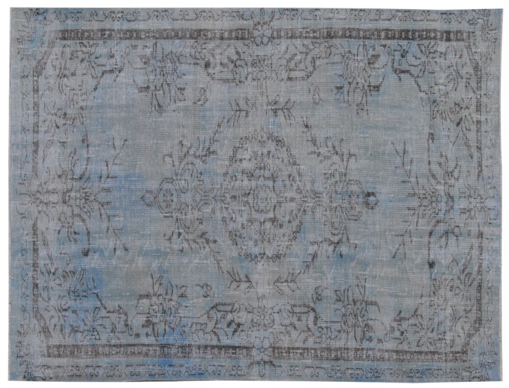 Blå Tyrkiet Vintage Tæppe  289 x 164 cm