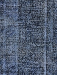 Blau Türkei Vintage Teppich 246 x 156 cm - view 1