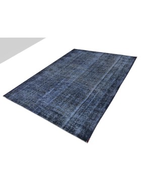 Azul Turquía Alfombra vintage 246 x 156 cm - view 3