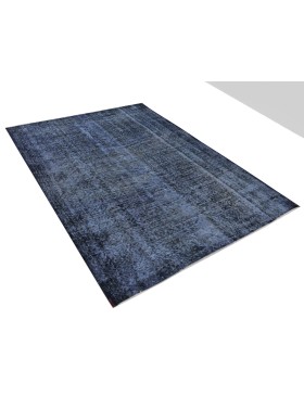 Azul Turquía Alfombra vintage 246 x 156 cm - view 2