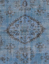 Blu Turco Tappeto Vintage 280 x 180 cm - view 1