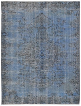 Azul Turquía Alfombra vintage  288 x 150 cm