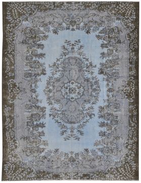 Alfombra vintage 294 X 190 azul