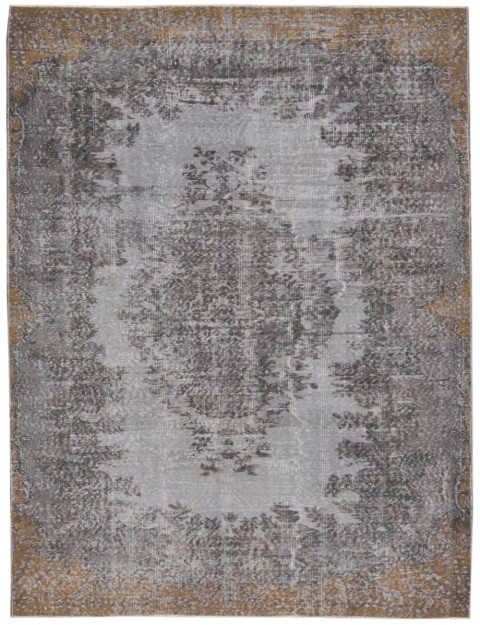 Grau Türkei Vintage Teppich 285 x 160 cm