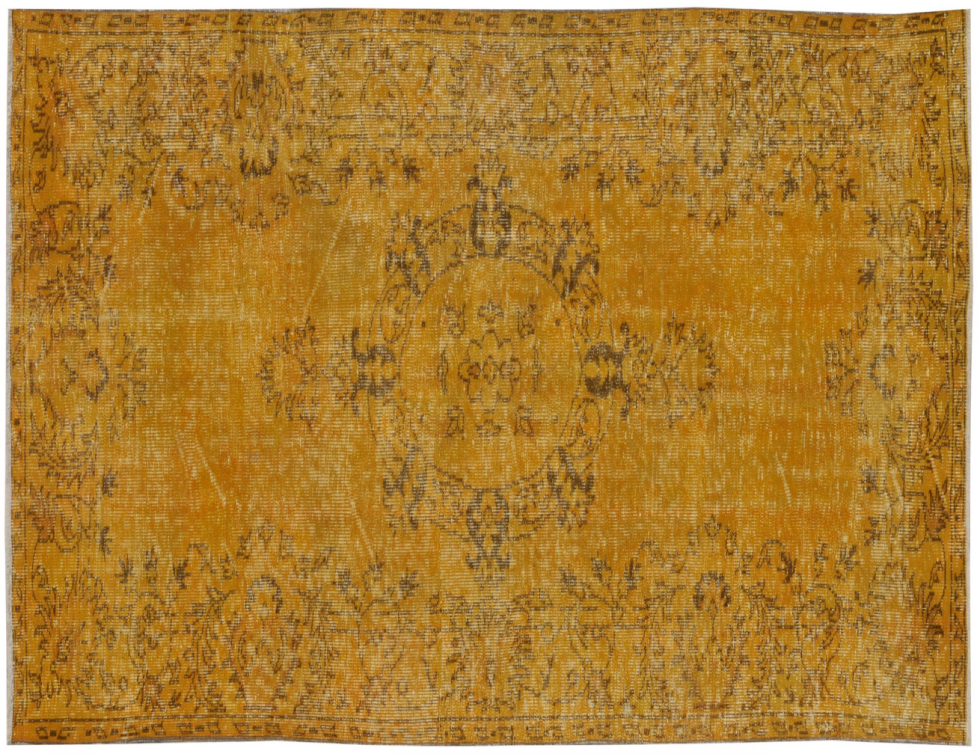 Vintage Teppe  gul <br/>270 x 148 cm